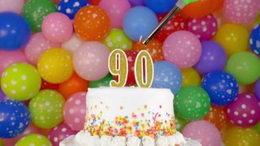 Doğum günü pastasının üzerindeki mumlar gibi.