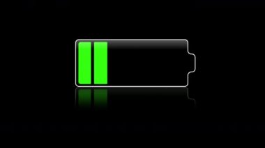 Batarya simgesini boşalt ve şarj et