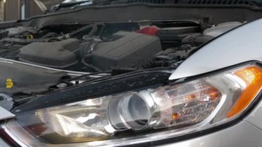 Smoke from under the hood