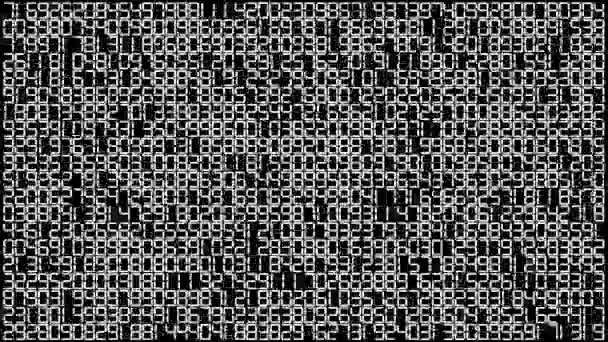 数字的组合。人工智能概念 — 图库视频影像