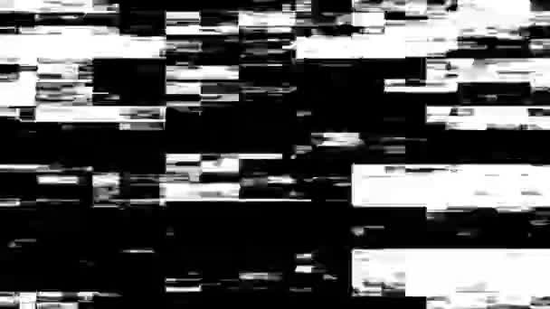 Digital noise glitch distortion fx — Stock Video