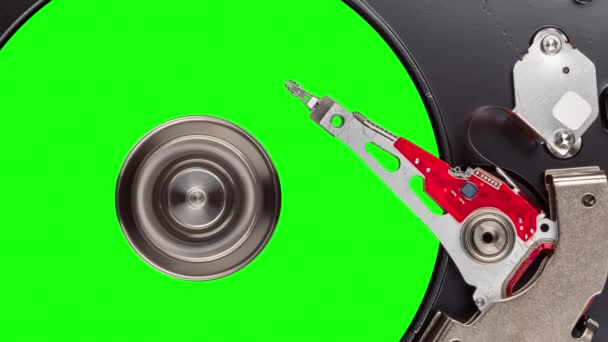 Hard disk drive di dalam — Stok Video