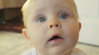 Childs yüz portresi yakın görünüm