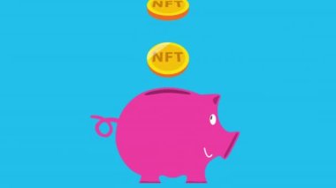 Nft bozukluklu domuz kumbarası