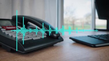 Telephone speech audio spectrum.