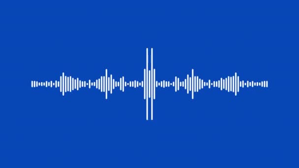 Waveform audio spectrum — Stock Video