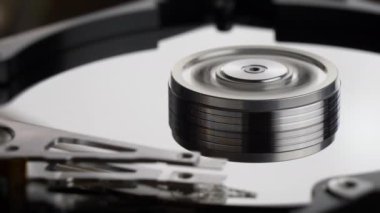 Hard disk kapanıyor. HDD kaplama görüntüsü durduruluyor
