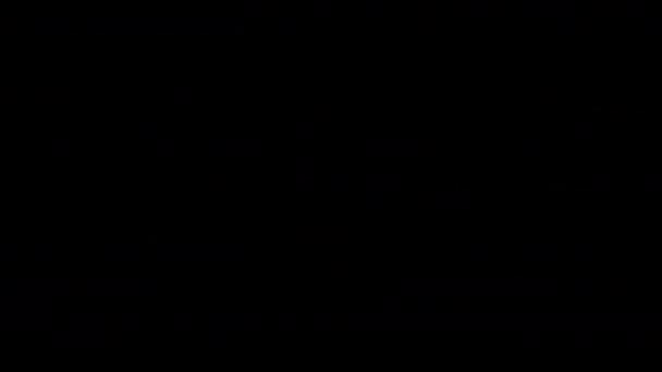 Анимация Перехода Кистью Черная Зеленая Кисть Окрашивает Экран — стоковое видео
