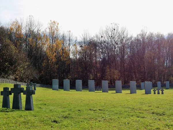 Apsheronsk Krasnodar Region Russia January 2022 Cemetery German Prisoners War — Stock Photo, Image