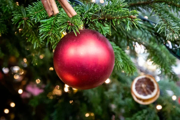 Decorațiuni Crăciun Copac — Fotografie, imagine de stoc