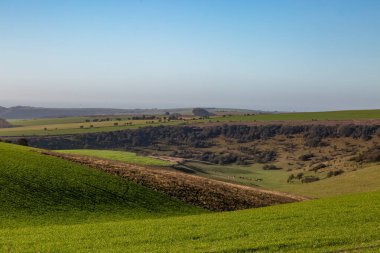 Ditchling Beacon 'dan South Down' a bakıyorum.