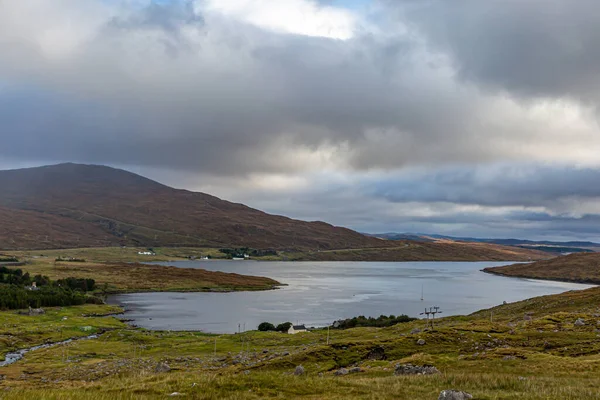 Uitzicht Bergen Rond Loch Seaforth Westelijke Eilanden — Stockfoto