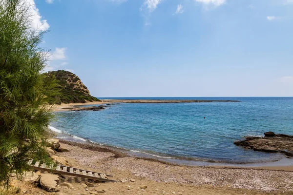 Affacciato Sull Oceano Una Spiaggia Remota Lungo Penisola Karpas Sull — Foto Stock