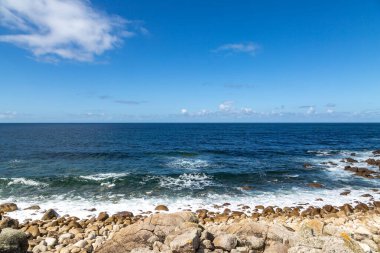 The rugged landscape on the west Cornish coast, on a sunny summer's day
