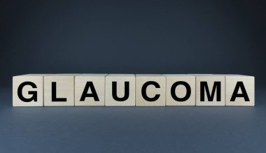 Glaukoma. Küpler glaukoma kelimesini oluşturur. Göz hastalığı ve ilaç kavramı