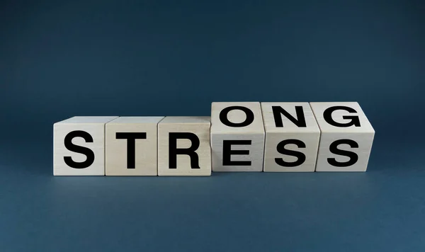 스트레스가 심해요 스트레스라는 단어가 있습니다 스트레스 — 스톡 사진