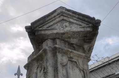 eski duvar taş süsleme