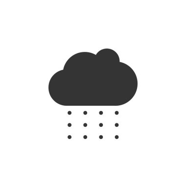 Kar mevsimi vektör karları bulutlardan