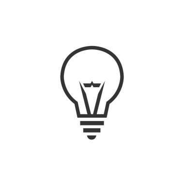ampul ışığı vektör ikonu elektrik fikri simgesi