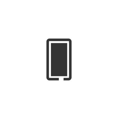 İletişim ve sosyal medya için akıllı telefon aygıtı vektör simgesi