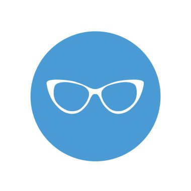 bir çift güneş gözlüğü vektör gölgesi