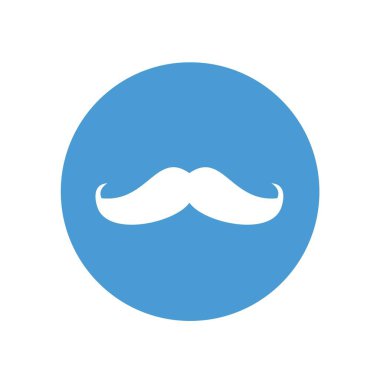 Bıyık sakalı vektör adam saçı