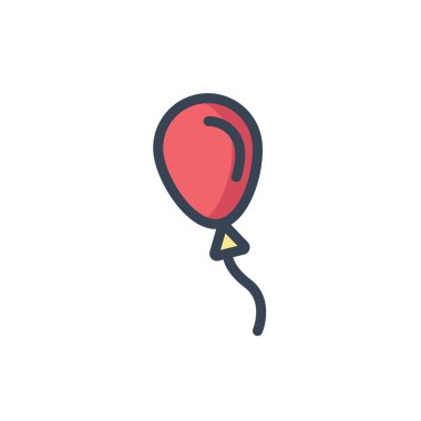 balonlar web sitesi ve grafik tasarımı için ikon vektör illüstrasyonuName