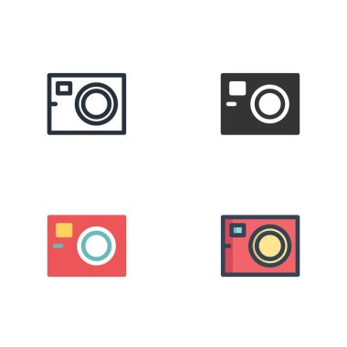 Web sitesi ve grafik tasarımı için pusula yön vektör resimlemesi