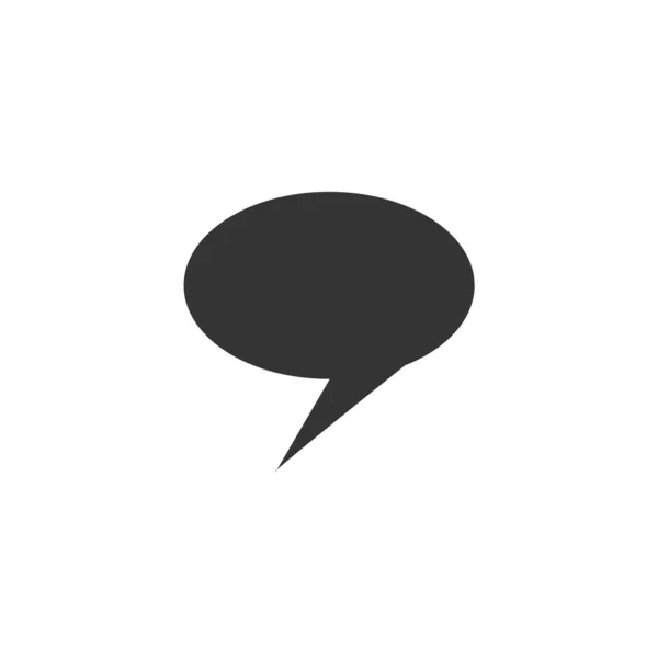 Chat Bulle Communication Vectoriel Icône — Image vectorielle