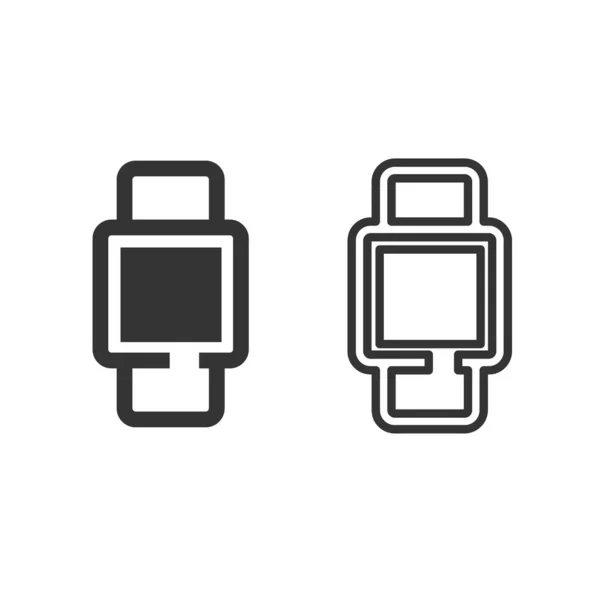 Samrt Ρολόι Εικονίδιο Διάνυσμα Gadget — Διανυσματικό Αρχείο