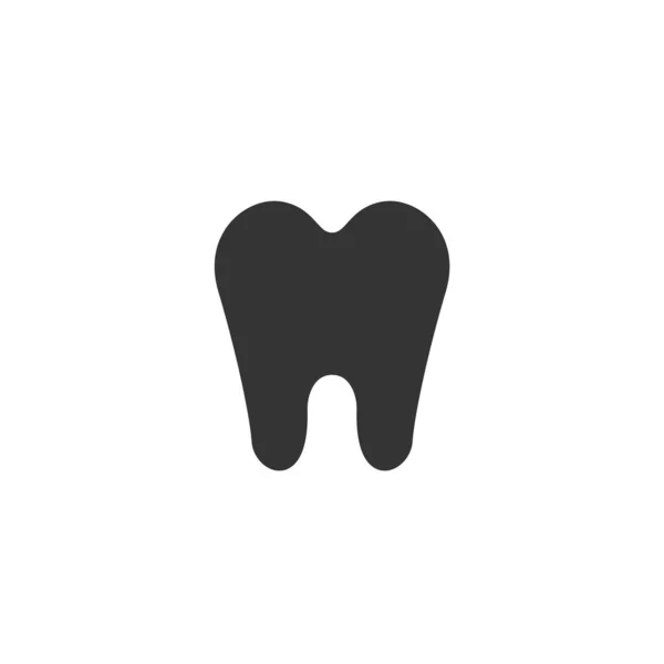 Dent Icône Vecteur Dentaire — Image vectorielle