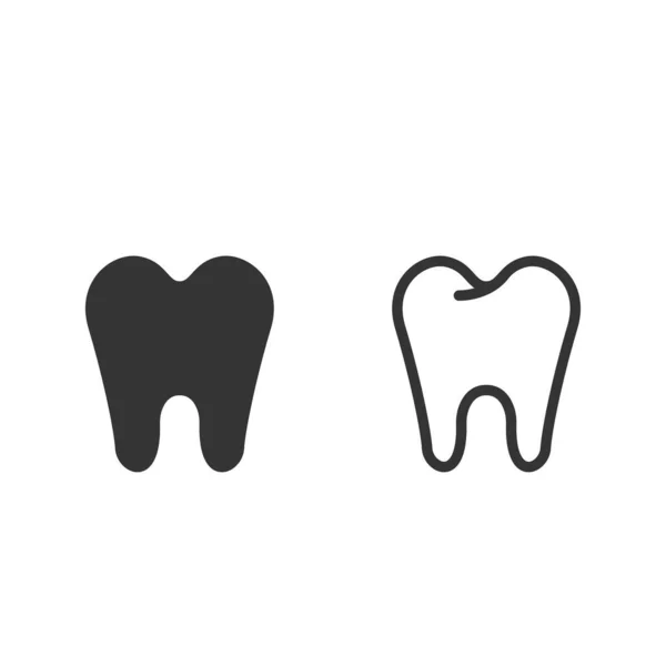 Иконка Зубного Вектора — стоковый вектор