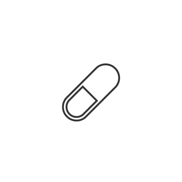 Lék Pilulky Vektorové Ikony Lék — Stockový vektor
