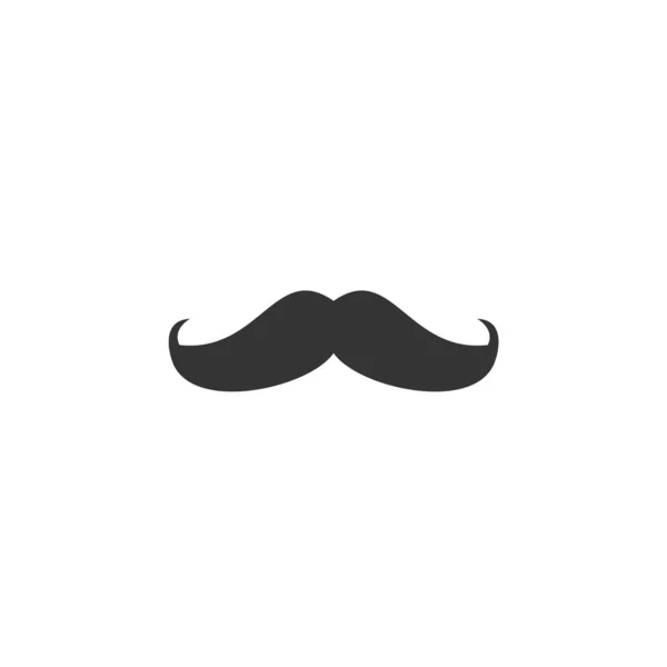 Вуса Борода Векторна Ікона Чоловіки Волосся — стоковий вектор