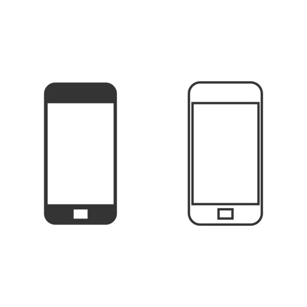 Smartphone Vector Icon Illustration Web Mobile Design — стоковый вектор