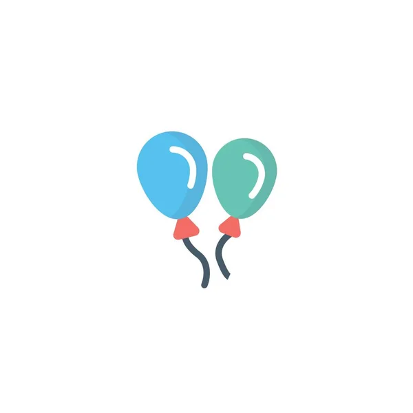 Balloons Icon Vector Illustration Website Graphic Design — Stock Vector