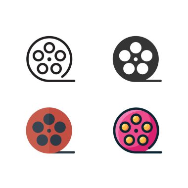 film simgesi vektör illüstrasyon tasarımı
