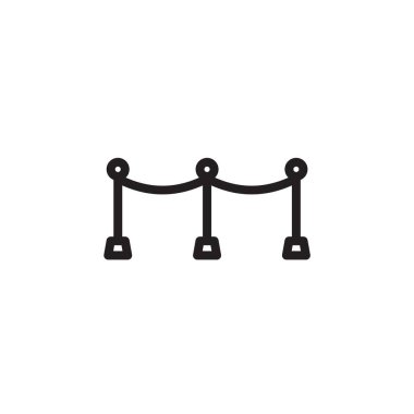 Ünlü koridor ikonu vektör illüstrasyon tasarımı