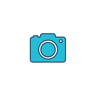 kamera simgesi vektör illüstrasyon tasarımı