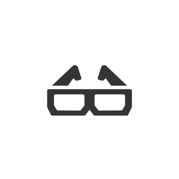 Gafas Película Icono Vector Ilustración Diseño — Archivo Imágenes Vectoriales