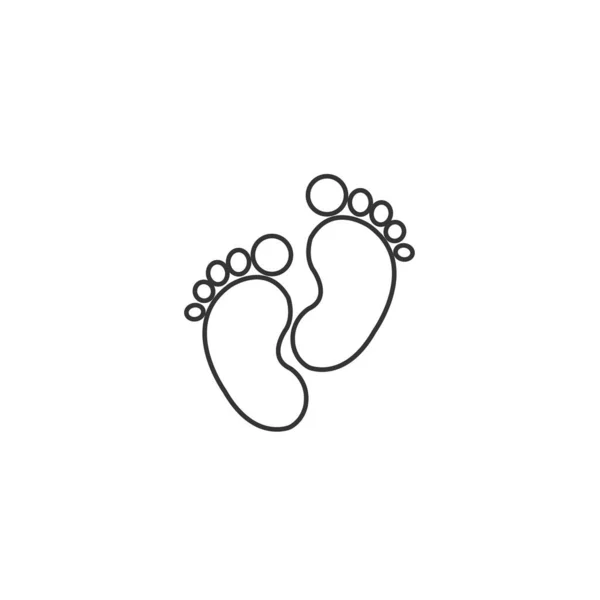 Desain Gambar Ikon Vektor Pakan Bayi - Stok Vektor