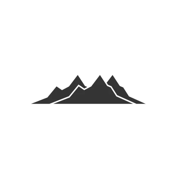 Icono Montaña Vector Ilustración Diseño — Archivo Imágenes Vectoriales