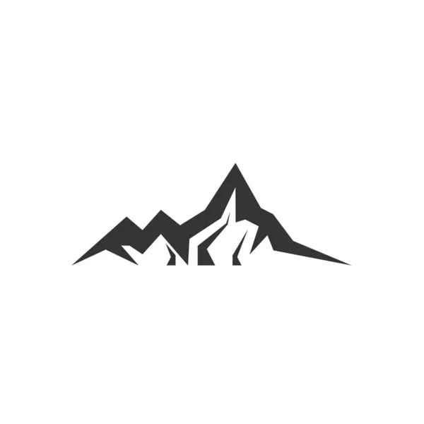 Icono Montaña Vector Ilustración Diseño — Vector de stock