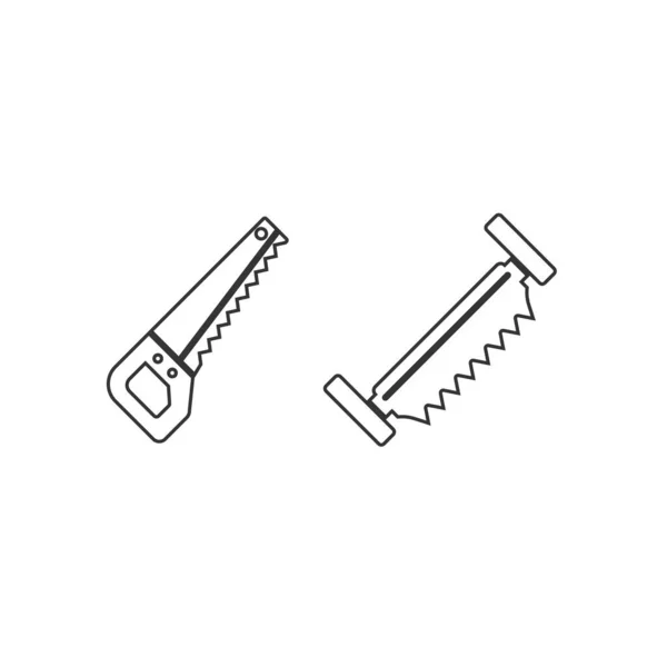 Hand Saw Icon Vector Illustration Design — Stock Vector