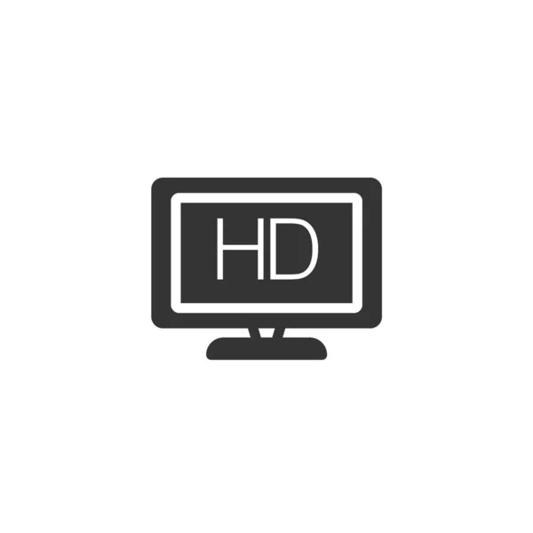 Hdテレビのアイコンベクトルイラストデザイン — ストックベクタ