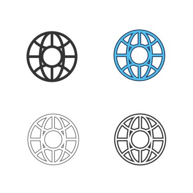 genel simge vektör illüstrasyon tasarımı