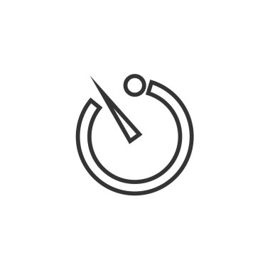 kamera zamanlayıcı simgesi vektör çizimi tasarımı