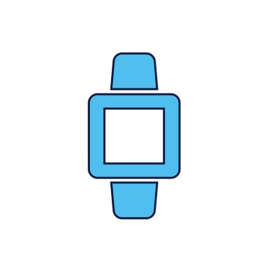 Kol saati ikon vektör illüstrasyon tasarımı