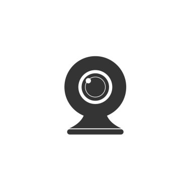 Web cam simgesi vektör illüstrasyon tasarımı