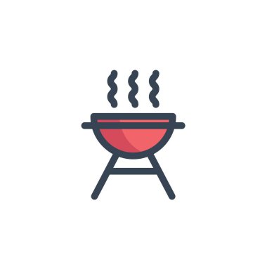 braai stand bbq simge vektör çizimi web sitesi ve grafik tasarımı için